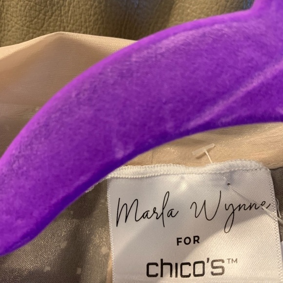 Marla Wynne for Chico’s sheer tan jacket - Picture 5 of 5